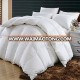 Quality White 50% Duck Down 50% Duck Feather Comforter Quilt Duvet Insert 100% 233 TC Cotton Protector Twin Size 68 x 86 inch ,6